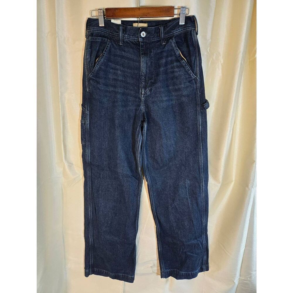 AE77 premium Stovepipe jeans sz 6 reg, dark blue women's American Eagle